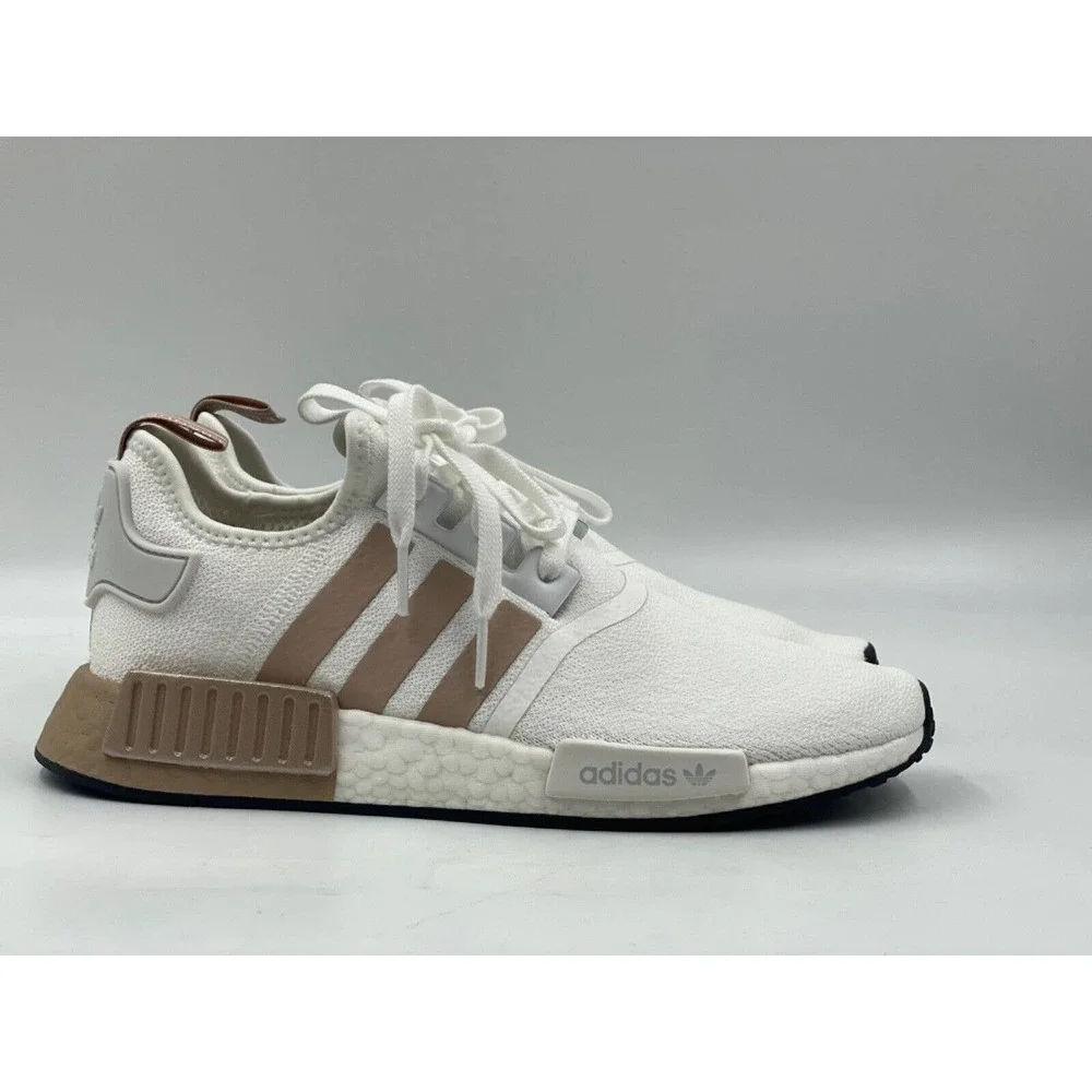 Adidas NMD R1 Boost Women Casual Running Shoe White Athletic Sneaker Trainer - Picture 11 of 11